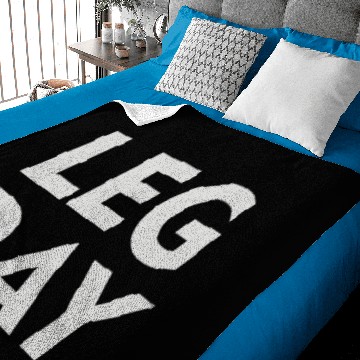 Discover Leg Day Baby Blankets