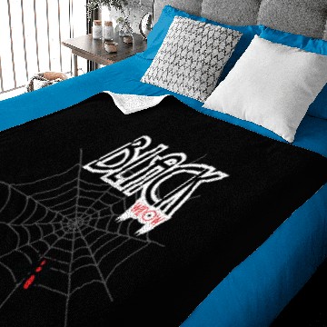 Discover Black Widow Spider Baby Blankets