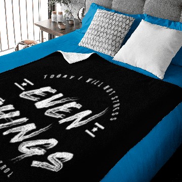 Discover Black White Text/Think Life Workout/Control Hard Baby Blankets