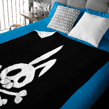 Discover rabbit skull Baby Blankets