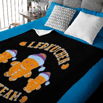 Discover Gingerbread baking team christmas funny Baby Blankets