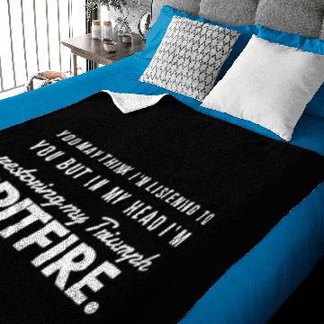 Discover In my head; Triumph Spitfire Baby Blankets