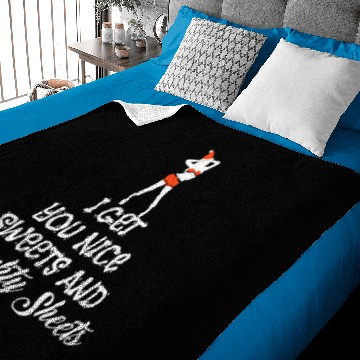 Discover Sexy Christmas Naughty Sheets Funny Gift Baby Blankets