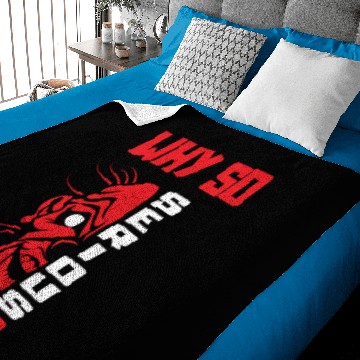 Discover WHY SO SERIOUS Baby Blankets