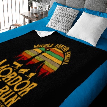 Discover Middle Earth s Annual Mordor Fun Run Baby Blankets