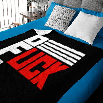 Discover FUCK OFF Baby Blankets