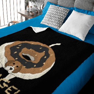 Discover beagle bagel Baby Blankets