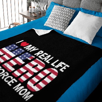 Discover Air Force Mom Baby Blankets!