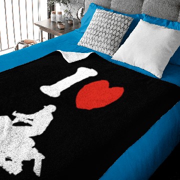 Discover I Heart Love Snowmobile Baby Blankets