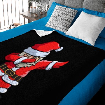Discover Dabbing Santa Baby Blankets