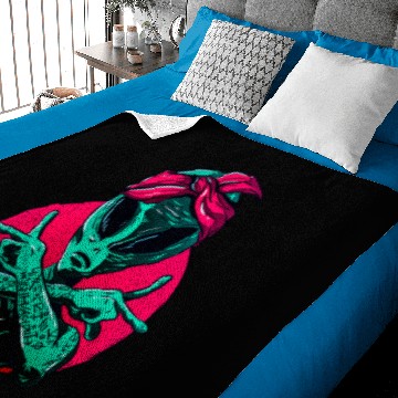 Discover alien gangster Baby Blankets