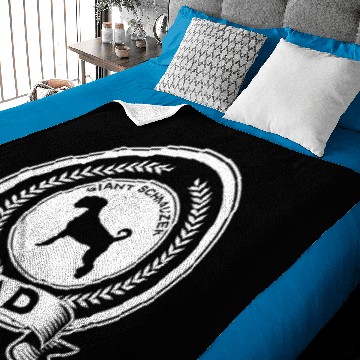 Discover Giant Schnauzer Puppy Dog Schnauzer Giantschnauzer Baby Blankets