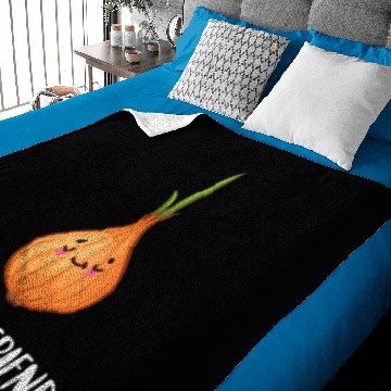 Discover My bestfriend onion Baby Blankets