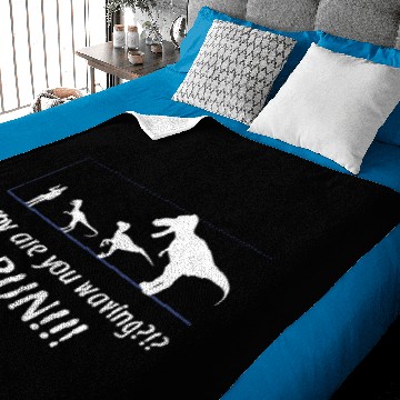 Discover WHY ARE YOU WAVING RUN Baby Blankets