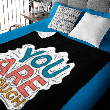 Discover You Are Enough Baby Blankets