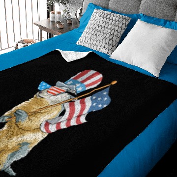 Discover Merica Groundhog Baby Blankets