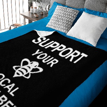 Discover Support your local honey bee - Beekeeper, Honey, B Baby Blankets