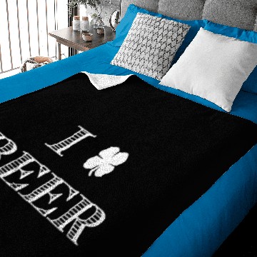 Discover I Love Beer clover St. Patrick's day design Baby Blankets