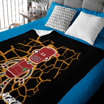 Discover Robot Sci-fi/ Computer Buddy/ Electronic Icon Nerd Baby Blankets