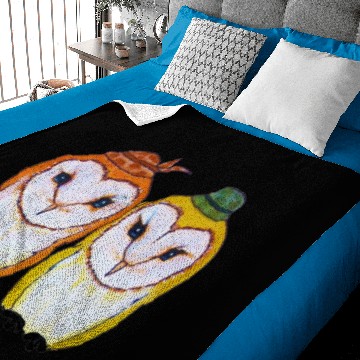Discover Barn owl love art Baby Blankets