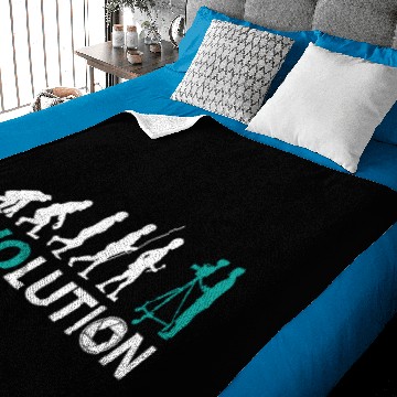 Discover Evolution Monkey To Cameraman Funny Gift Baby Blankets