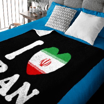 Discover I Love Iran Baby Blankets