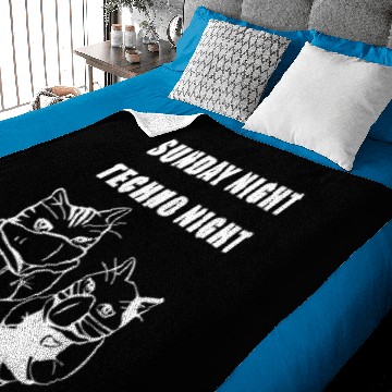 Discover sunday night techno night Baby Blankets