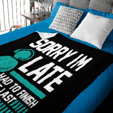 Discover Sorry I'm Late Baby Blankets