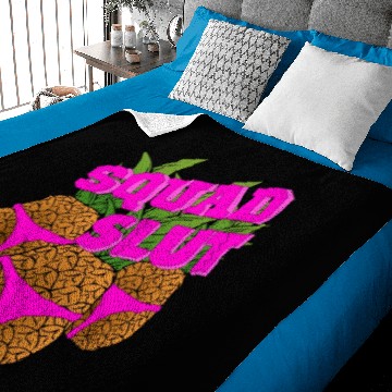 Discover Pineapple Slut Squad Baby Blankets