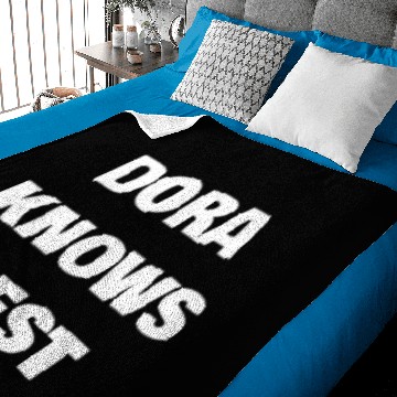 Discover Dora Knows Best Baby Blankets