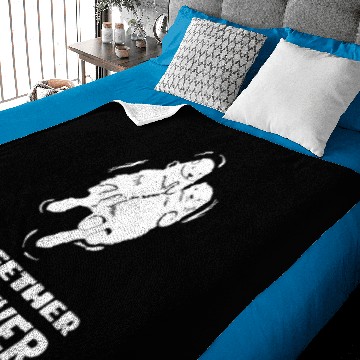 Discover Together forever couple beavers Baby Blankets