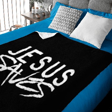 Discover Jesus saves - Christian Baby Blankets