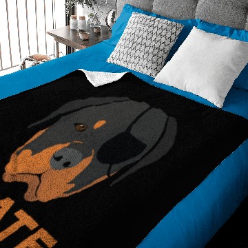 Discover Pirate Rottweiler Gift Baby Blankets