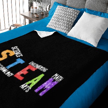 Discover Steam Technology Engineering Art Stem Baby Blankets