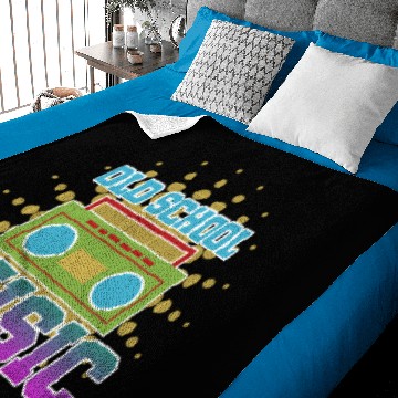 Discover Old School Music Baby Blankets
