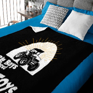 Discover farmer - tractor Baby Blankets