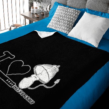 Discover I LOVE LAMP Baby Blankets