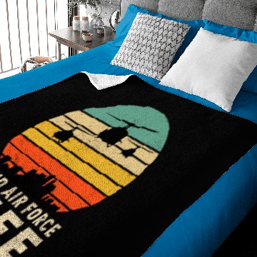 Discover Proud Air Force Wife Baby Blankets