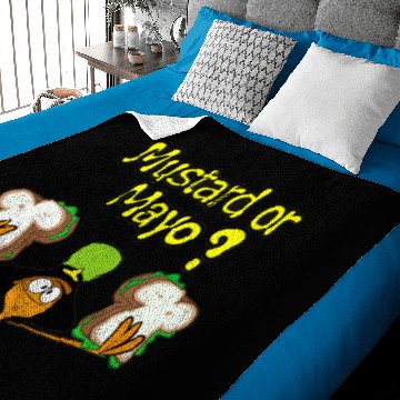 Discover Mustard or Mayo Baby Blankets