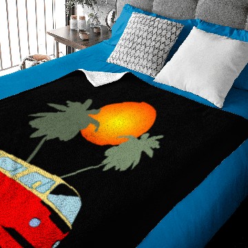 Discover Camping Party vacation summer bully Baby Blankets