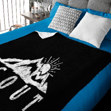 Discover boy scout - pathfinder Baby Blankets