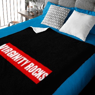 Discover Virginity Rocks Baby Blankets Gift