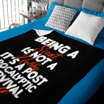 Discover boy scout - pathfinder Baby Blankets