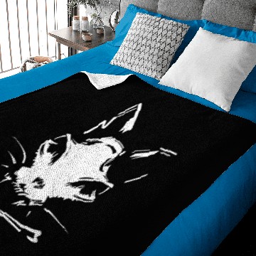 Discover Cat skull and crossbones Baby Blankets