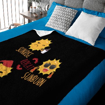 Discover Sunrise Sunburn Sunset Repeat Baby Blankets