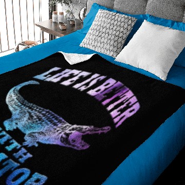 Discover Alligator Baby Blankets crocodile reptile