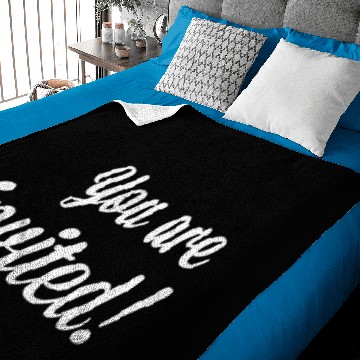 Discover You are invited Baby Blankets