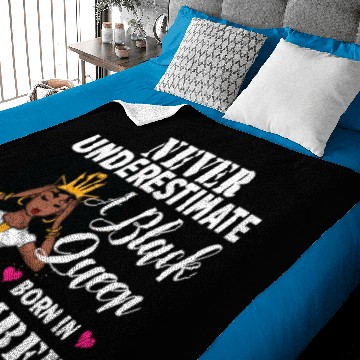 Discover Black Queen November Month Baby Blankets