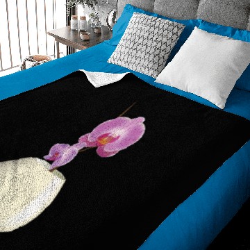 Discover orchid in a vase Baby Blankets