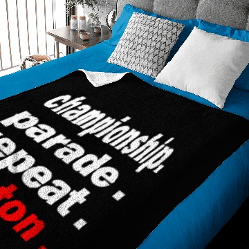 Discover championship parade repeat boston Baby Blankets